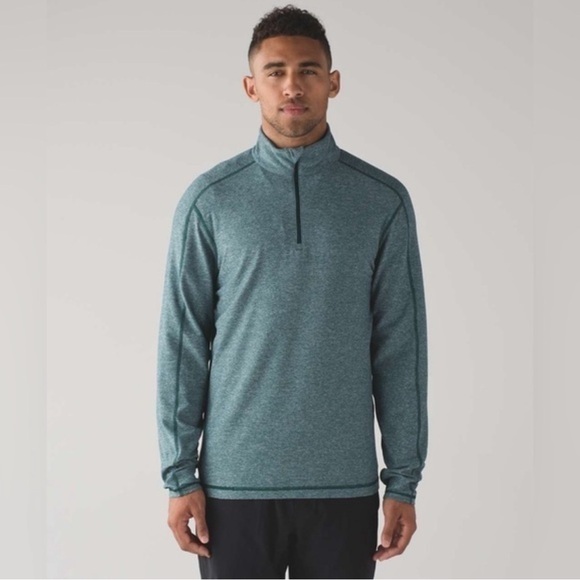 lululemon athletica Other - Lululemon Surge Warm 1/2 Zip Silver Heathered Defender Size M/L